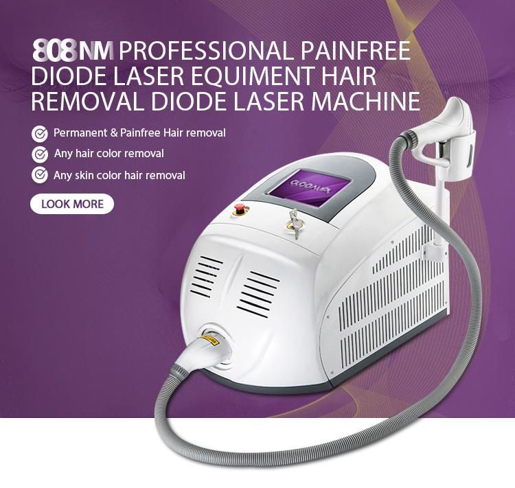 808nm Diode Laser Permanent Hair Removal Machine