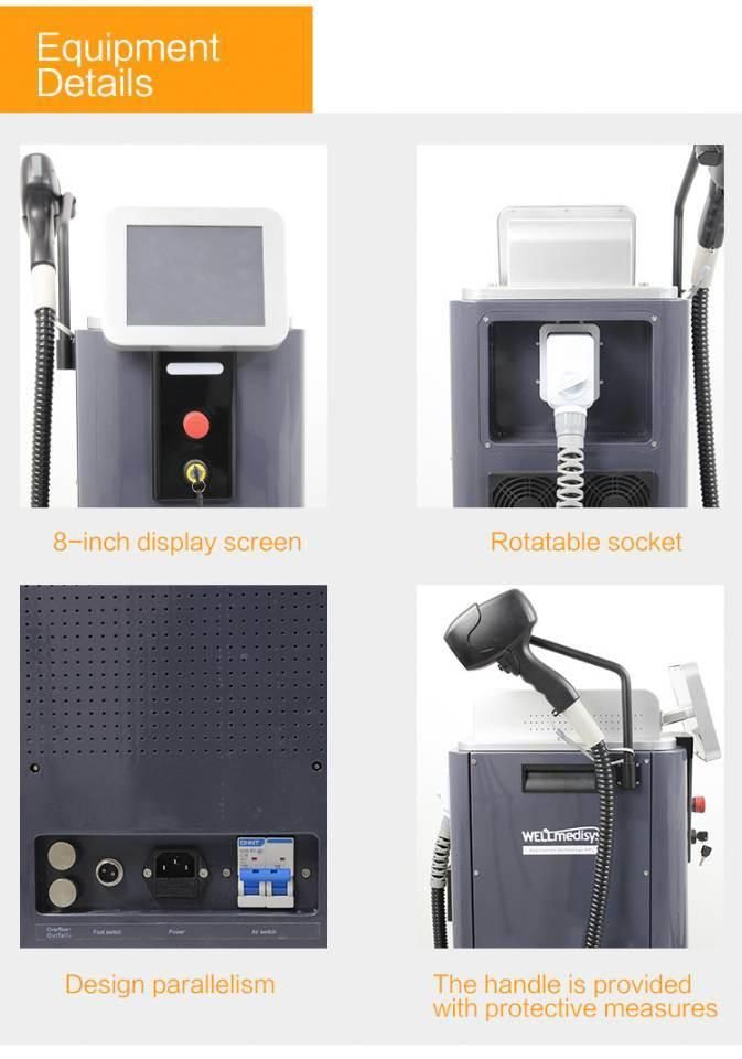 Medical CE Approval Laser Beauty Machine Permanent 3 Wavelength Diode Laser Hair Removal Machine