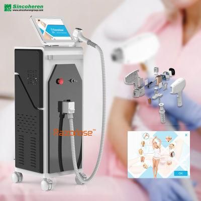 Portable 808 Nm Diode Laser Hair Removal Machine Painless Permanent 808 Diode Laser Hair Removal Painless Sale for Beauty Salon Clinic