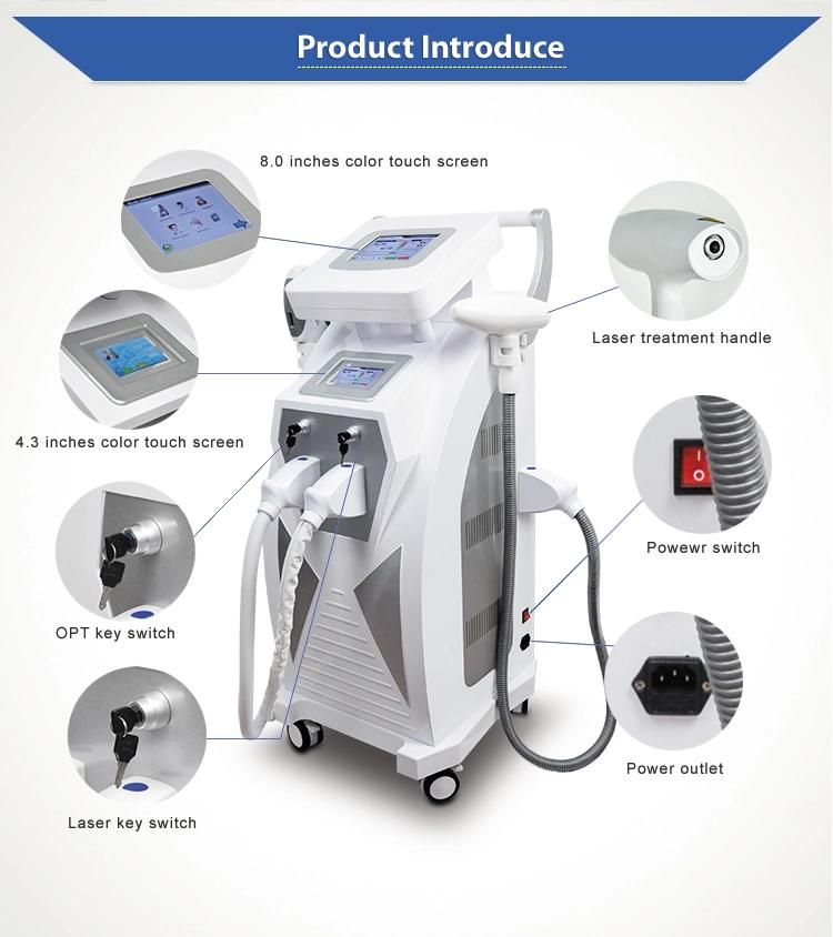 IPL Hair Removal Laser Tatttoo Treatment RF Wrinkle Removal Machine