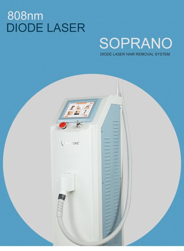 Factory Price Beauty Machine Powerful Beauty Equipment 808nm Diode Laser Professional Laser Equipment Painless Hair Removal Salon Equipment
