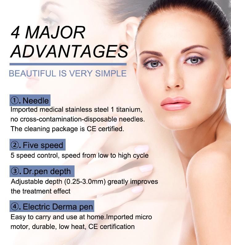 Trendung Microneedling Dermapen Dr. Pen Electric Micro Needle Skin Beauty Anti-Ageing Acne Scars Freckle