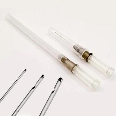 Hyaluronic Acid Injections Blunt Tip Micro Cannula Needles for Fillers