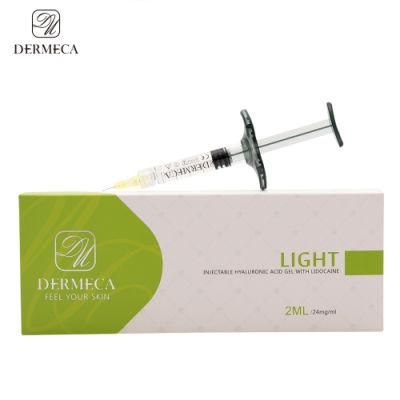 Dermeca Hyaluronic Acid Syringe Lip Injection Dermal Filler Ha 2ml