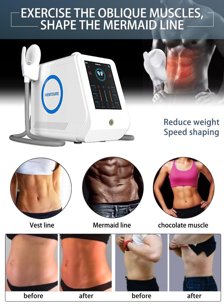 Focused Electromagnetic Emslim Machine for Muscle Stimulator Hiemtsure PRO