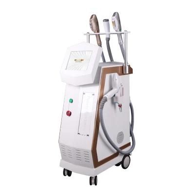 Salon Beauty Equipment 4 in 1 Multi-Function Dpl RF ND YAG Laser for Hair Removal Skin Rejuvenation Tattoo Removal Machine