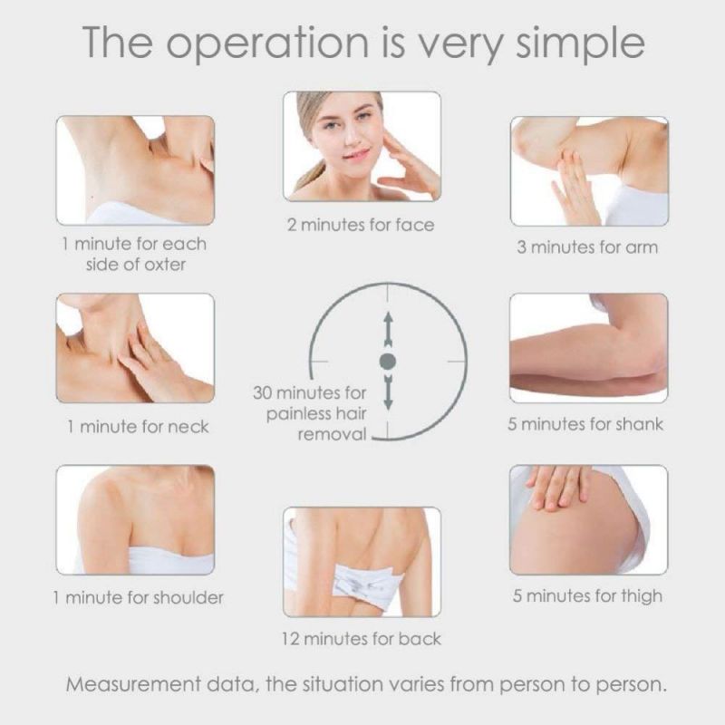 Shopify Dropshipping Laser Hair Removal Machine Women Portable Home Handset Laser Hair Removal