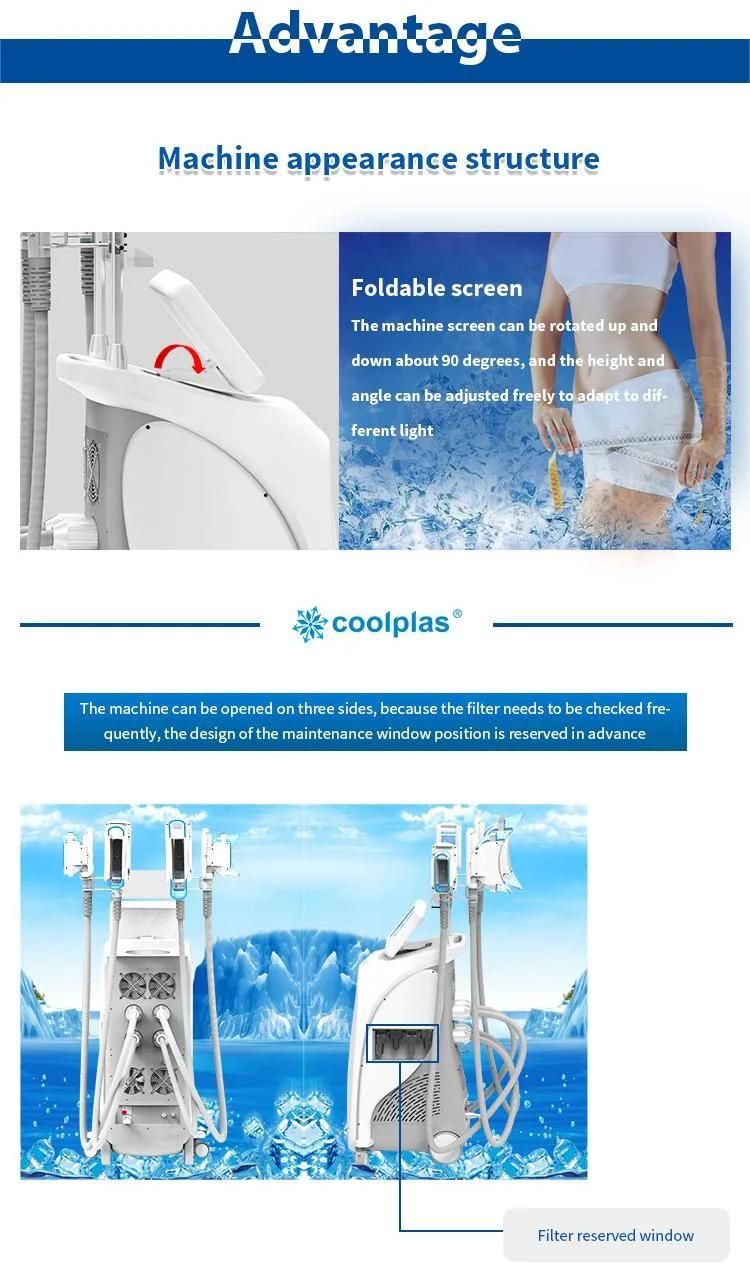 Sincoheren Coolplas Unique Body Sculpting Cryotherapy Weight Loss Slimming Fat Cryo Skin Cooling Device Criolipolisis Coolplas Machine