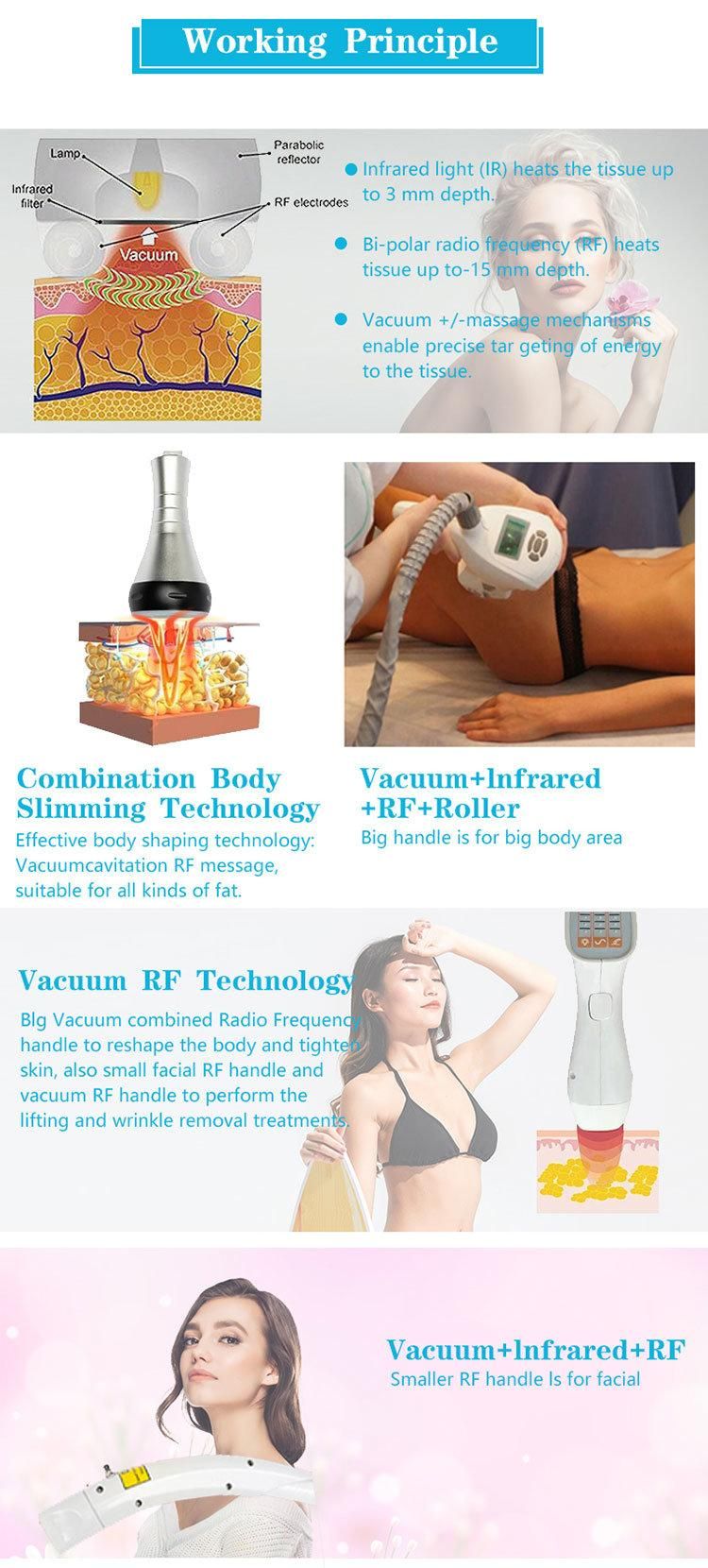 Medical Body Slimming Beauty Salon Equipment Weight Loss RF vacuum Body Buliding Machine