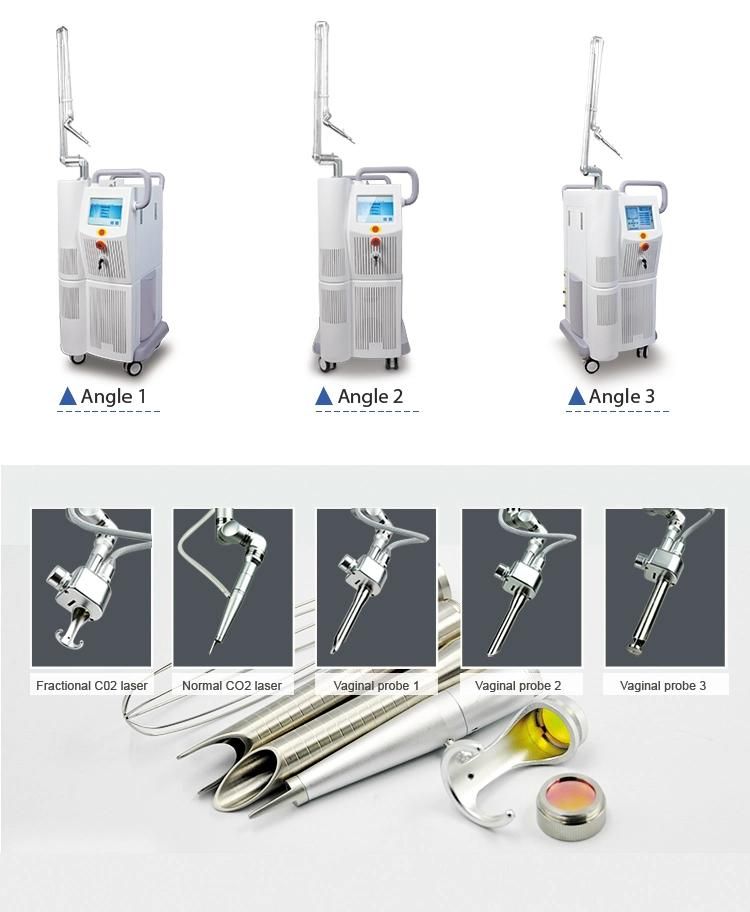 10600nm CO2 Fractional Laser Equipment with 40W Output Power