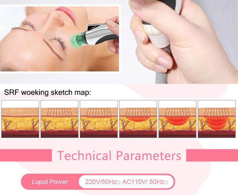 Portable Skin Tighten Skin Smoothening Wrinkles Removal No Needle Treatment Beauty Machine