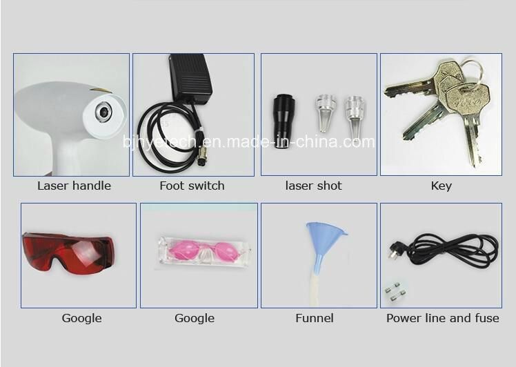 1320/1064/532nm Wavelength ND: YAG Laser Tattoo Removal for Different Parts