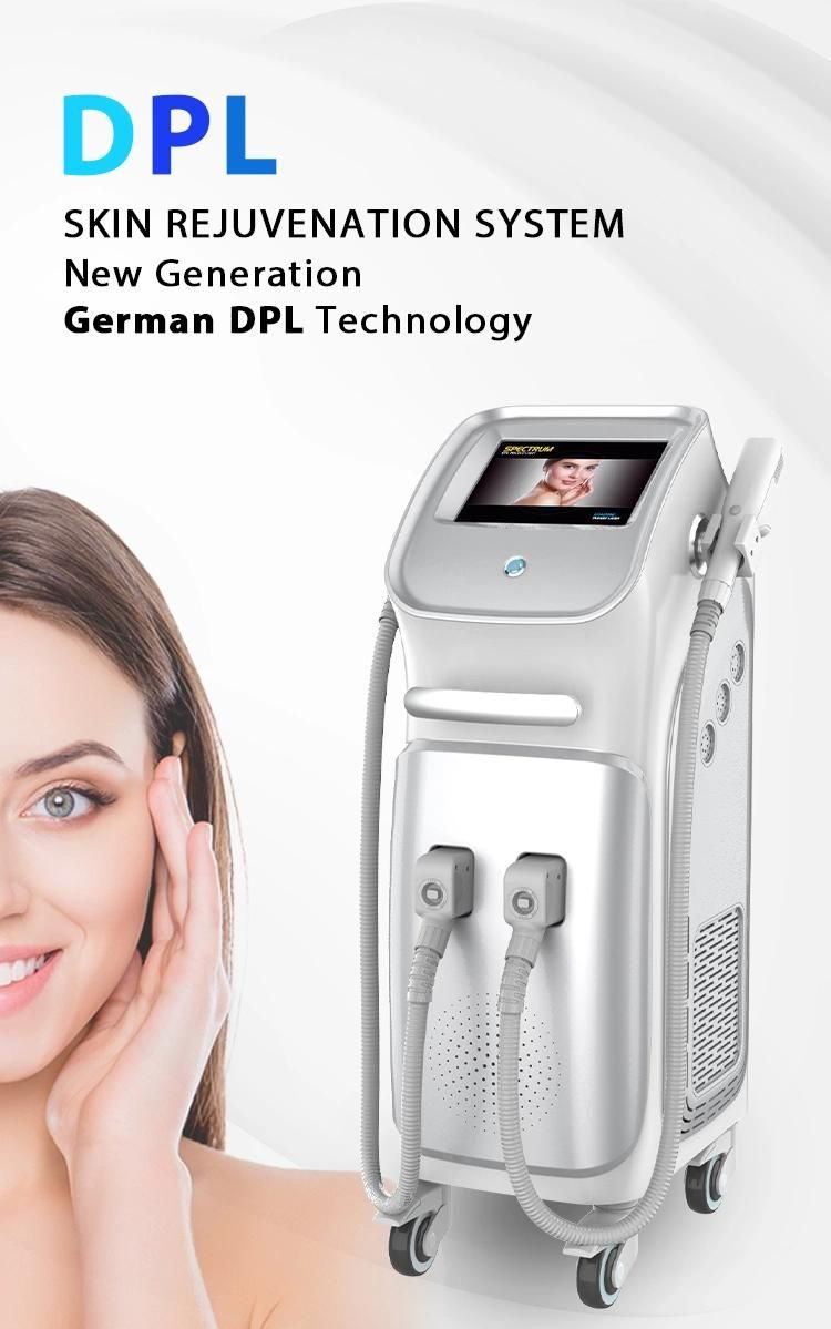 Skin Tightening Beauty Equipment 2 Handles Pigment Removal