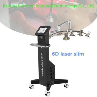 635nm Red Light Laser Weight Loss Non-Invasive 532nm Wavelength 6D Laser Emscooling Slimming Machine Lipo Laser