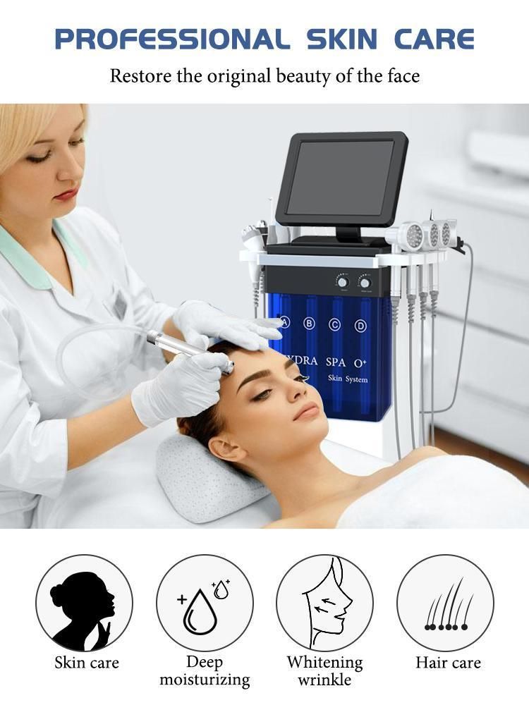 New RF Oxygen Jet PDT Red Blue Light Treatment Facial Treatment Sap Skin Care Beauty Machine Factory Price