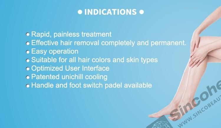 High Power 1200W Diode Laser Hair Removal Machine Permanent Hair Removal Device