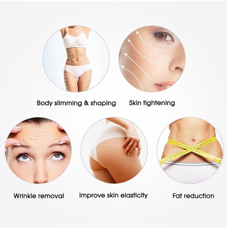 Strong Energy Output 5 in 1 RF Vacuum 40K Cavitation Slimming Machine Ultrasound Cavitation Fat Loss Machine