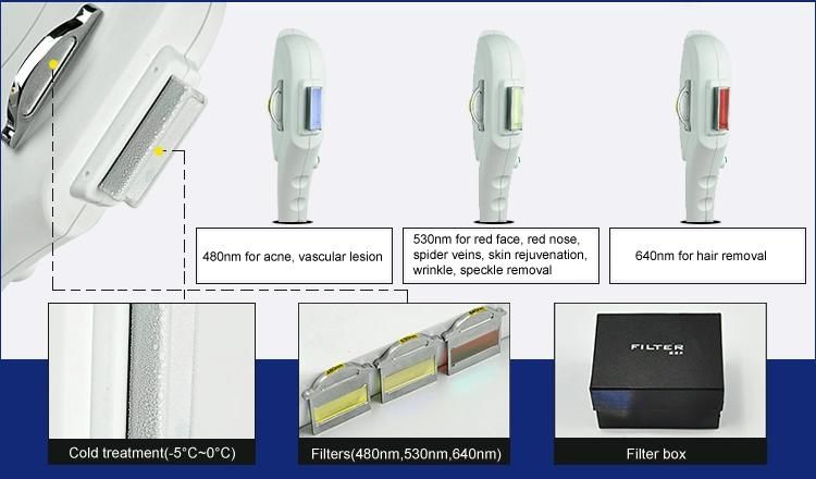 IPL RF 2 in 1 Elight Shr Opt Hair Removal IPL Laser