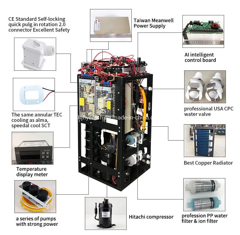 2022 Newest 1000W 1200W 1600W Alma Ice Titanium/Alma Laser /755 808 1064nm Diode Laser Hair Loss Machine