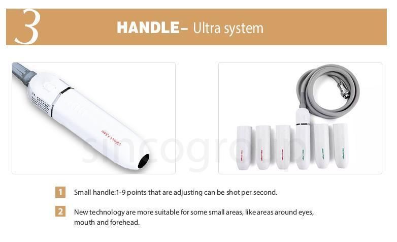 Hifu Wrinkle Removal Face Lift Skin Rejuvenation and Beauty Equipment for Beauty Center