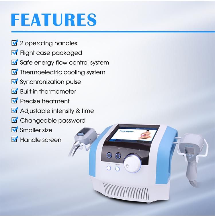 Portable 2 in 1 Focused Ultrasound RF Body Shaping Wrinkle Removal Anti-Aging Machine