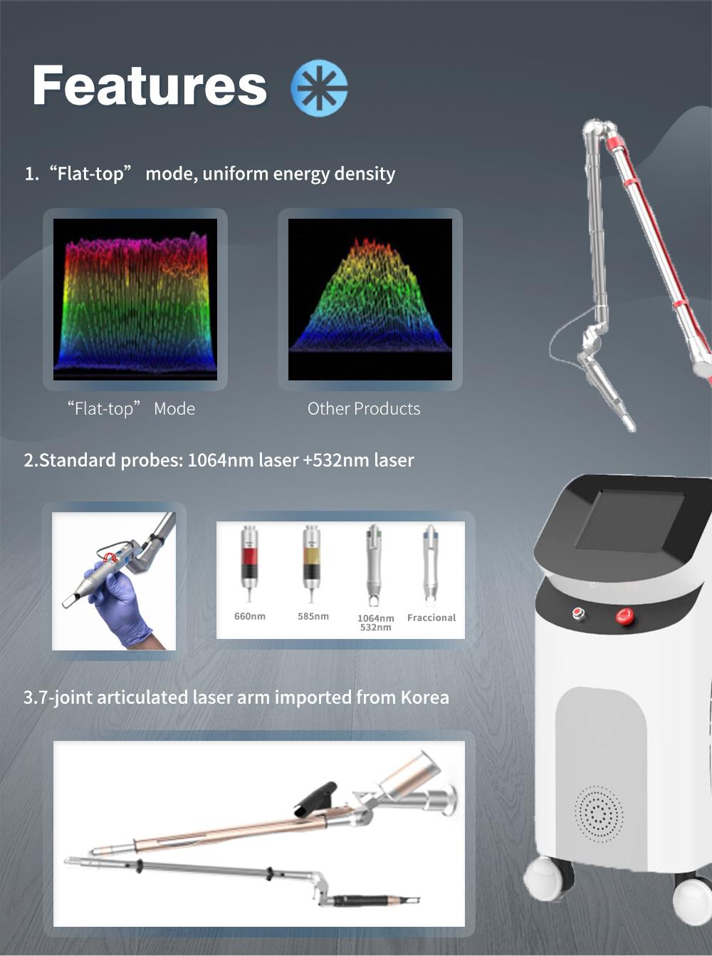 Super Picosecond Laser Tattoo Removal Machine Laser Tattoo Removal Machine for All Tattoo Colors