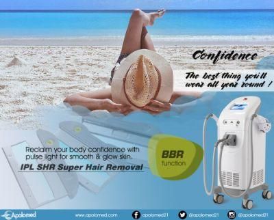 2940 Er YAG Floor Standing IPL E Light Facial Hair Removal, Skin Rejuvenation