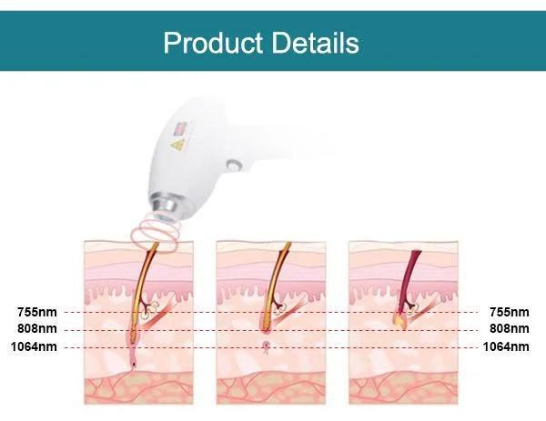 portable 808nm Diode Laser Hair Removal System Ice Laser Hair Remover Machine Beauty Equipment