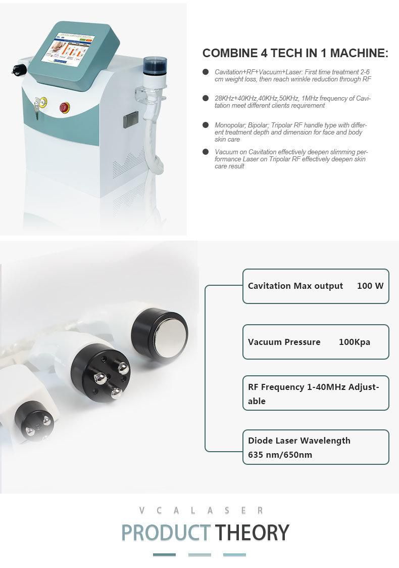 Promotion CE Certificated Ultrasonic Cavitation Slimming Beauty Equipment