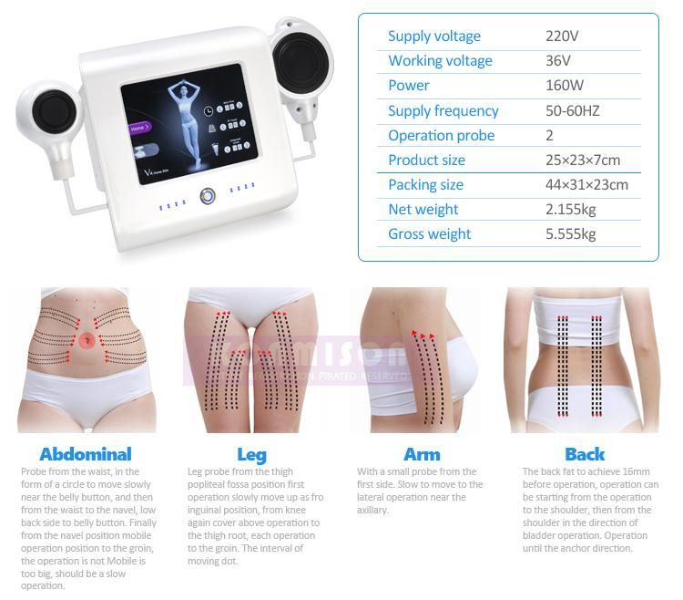 Portable Ultrasonic Non Invasive Lipo Fat Removal Slimming Machine