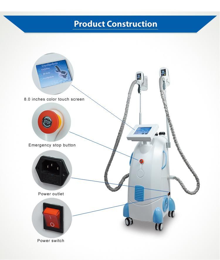 Cryolipolysis Fat Freezing Slimming Machine / Best Cavitation Ultrasonic Beauty Salon Equipment