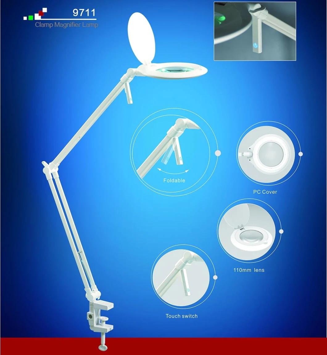 Modern Design Popular LED Beauty Lamp Cosmetic Magnifying Lamp Dental Lamp with Floorstand
