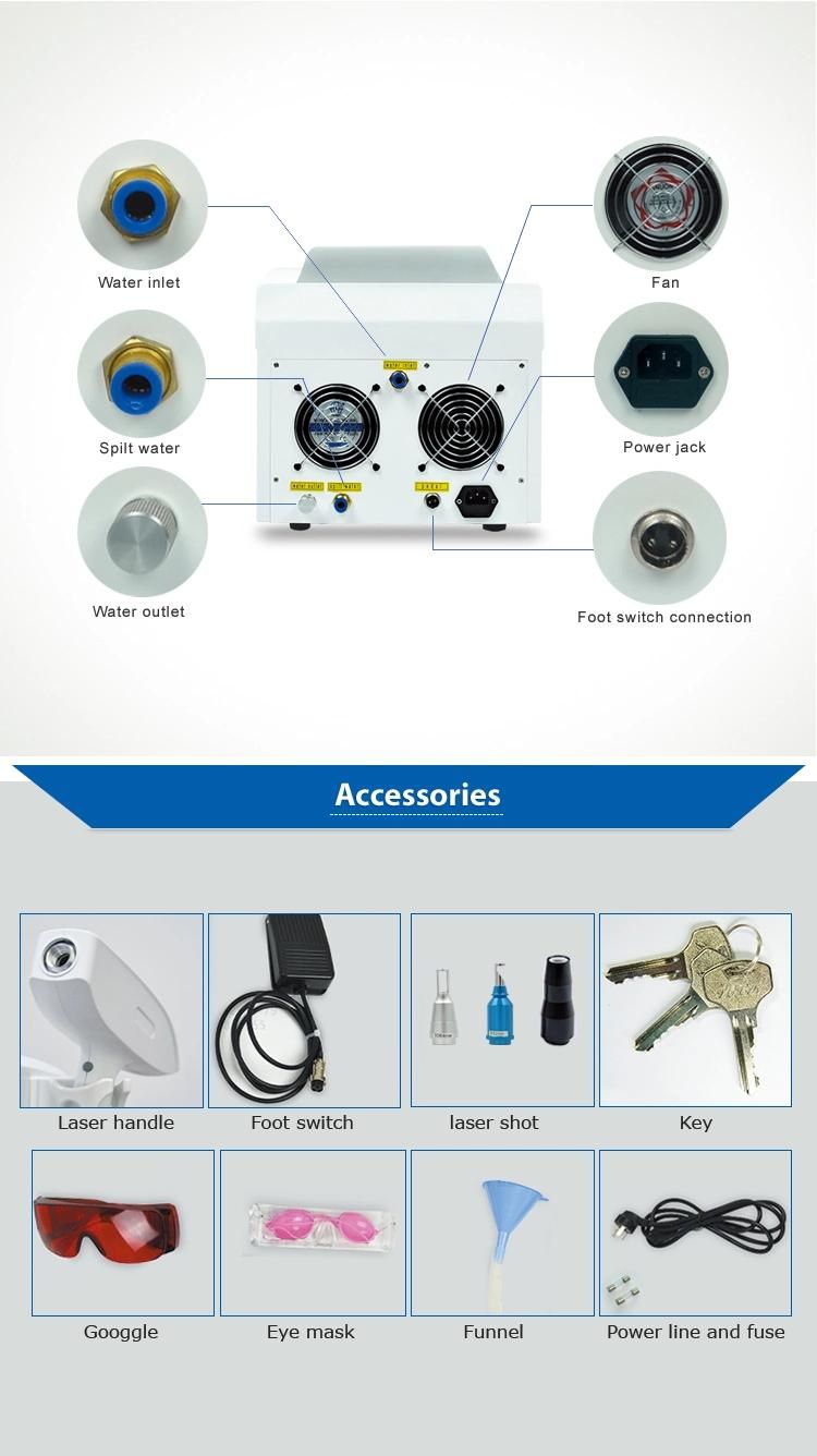 Laser Skin Rejuvenation Machine ND YAG Laser Tattoo Removal Beauty Equipment