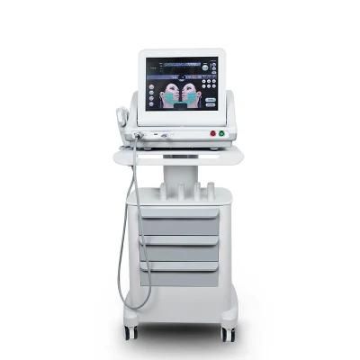 Ce Approved Anti Aging Hifu Focused Ultrasound Face Lift Wrinkle Removal Skin Tightening Machine 5 Cartridges