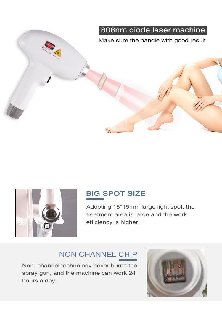 Hot Sale 808nm/810nm Diode Laser Beauty Machine Diode Laser Hair Removal Skin Rejuvenation Machine