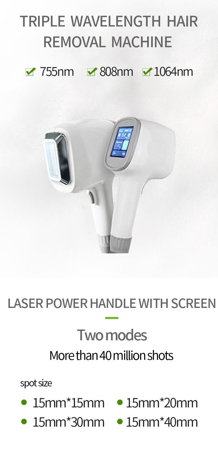 808/755/1064nm Portable Laser Hair Removal Beauty Equipment