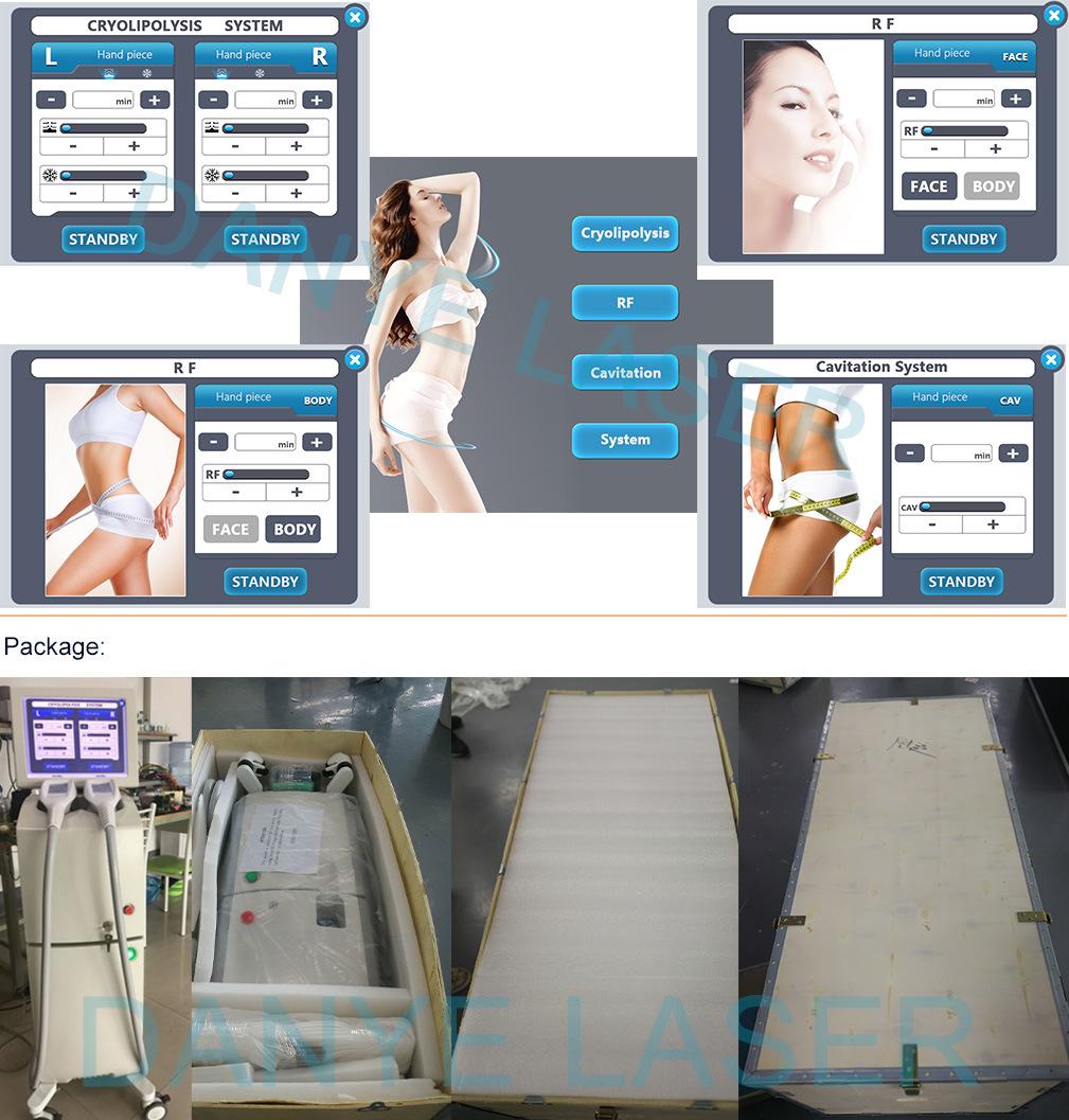 360 Cryolipolysis Ultrasound Cavitation Slimming Machine for Men and Women