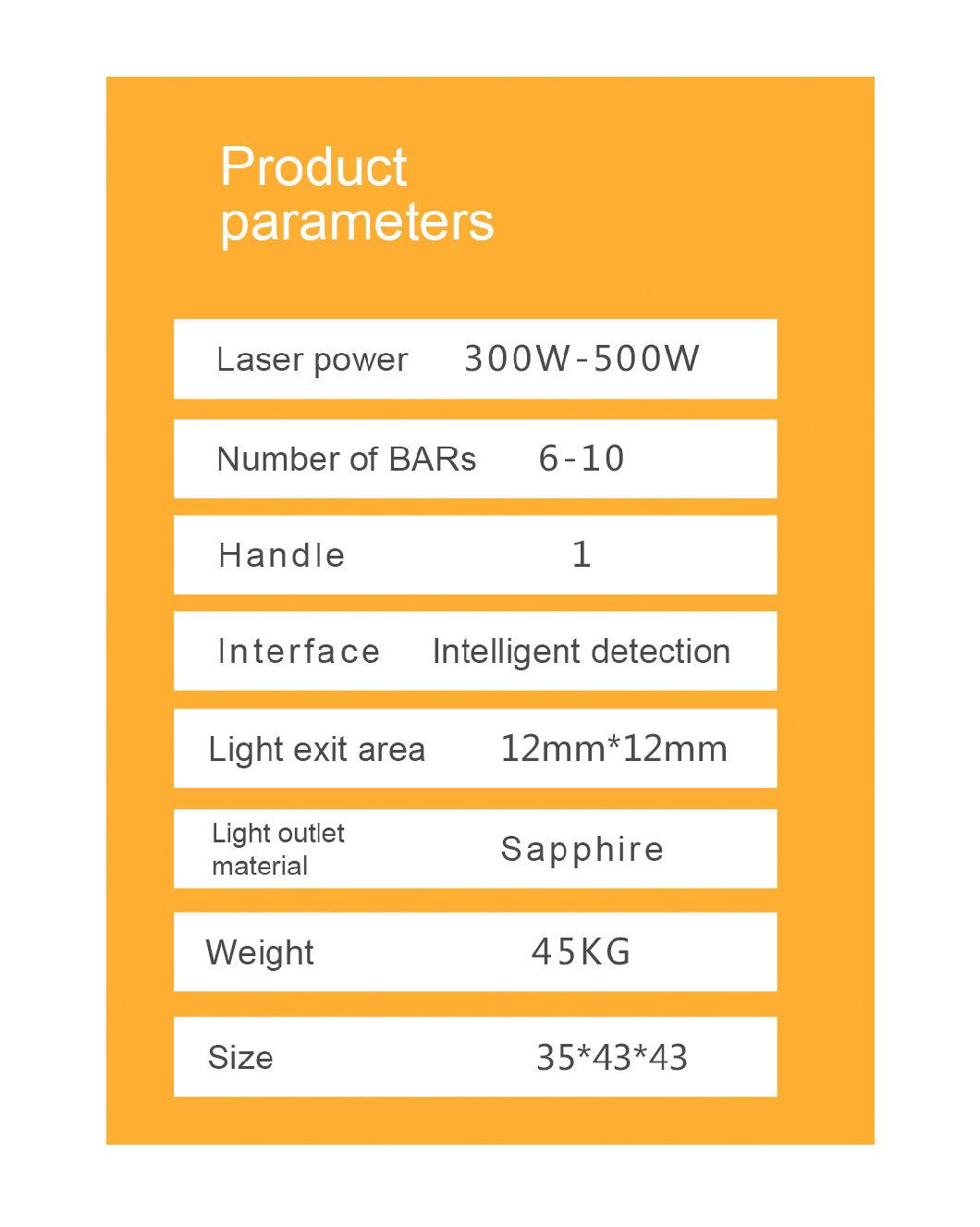 2022 Handle Laser Hair Removal Machine 808nm Portable Diode Laser for Hair Removal Beauty Machine Beauty Salon