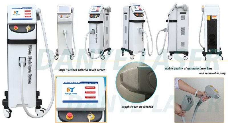 Stationary Maqinas De Laser 808 Pain Free Soprano Ice Cooling Depiladora Hair Removal Machine