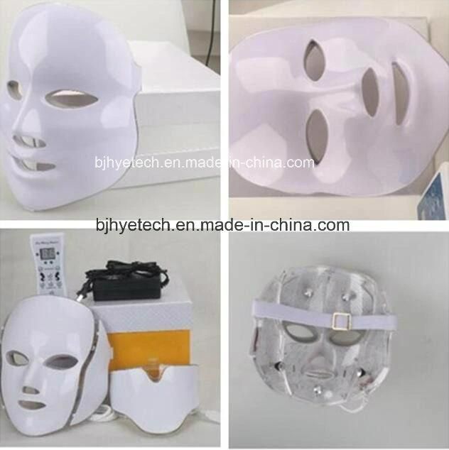 7 Colour Photon LED Beauty Skin Colored Face Mask with Neck Care