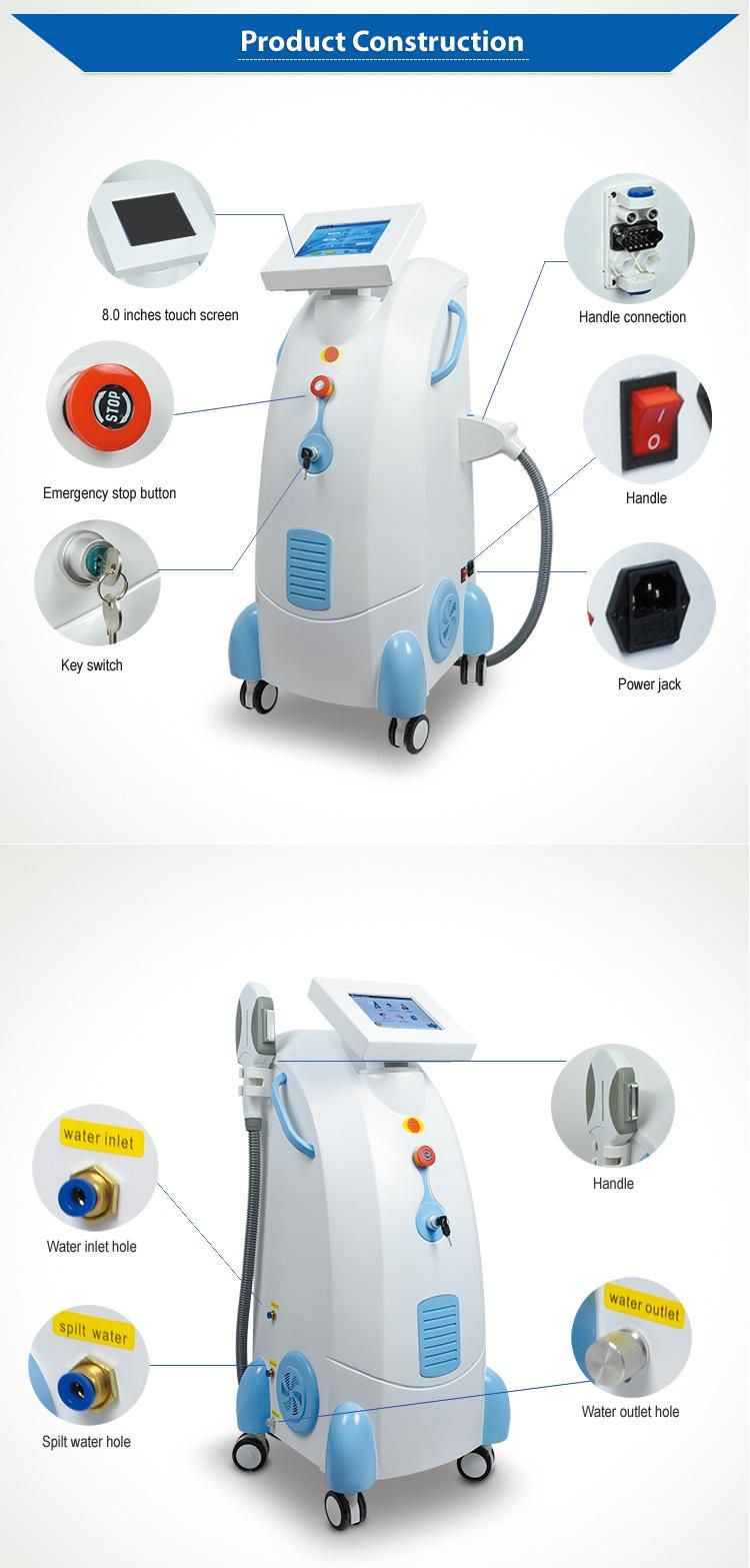 China Supplier 3 Wavelength 3 in 1 Hair Removal Machinery