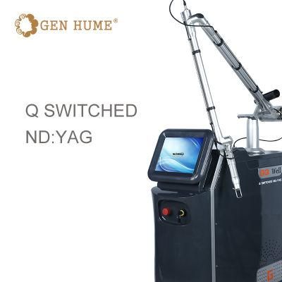 ND YAG Q Switched Powerful Shot Laser 532 1064 1320nm Tattoo Removal Carbon Peeling