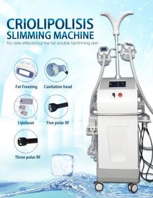 Multi-Functional Lipolaser Fat Freezing Weight Loss Body Slimming Cavitation Beauty Machine