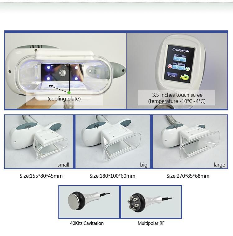 Ultrasonic vacuum Cavitation RF Fat Freezing Machine Cryolipolysis Slimming, Fat Freezing Machine