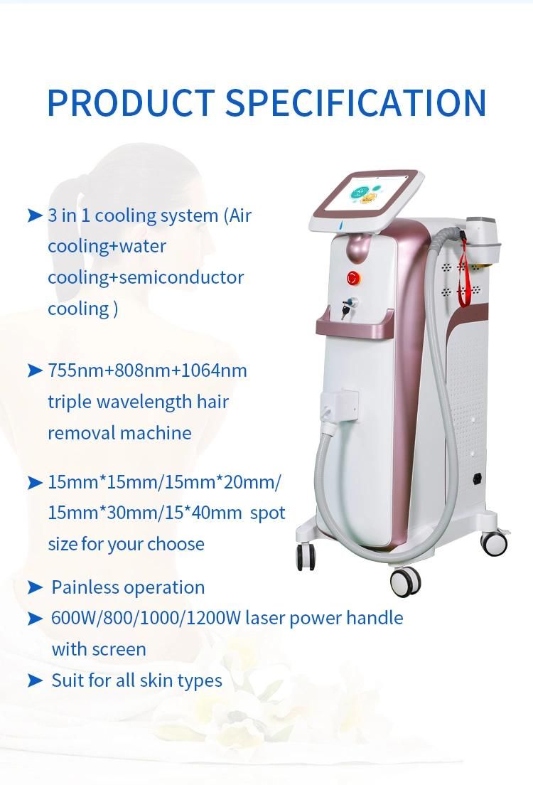 2022 Laser Hair Removal Machine Newly Developed with Good Results