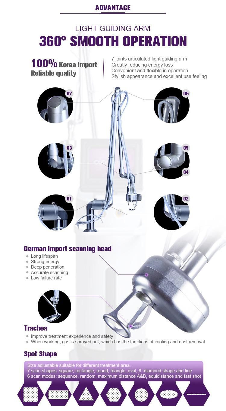 Top Quality Low Price CO2 Fractional Laser for Skin Rejuvenation& Scar Removal