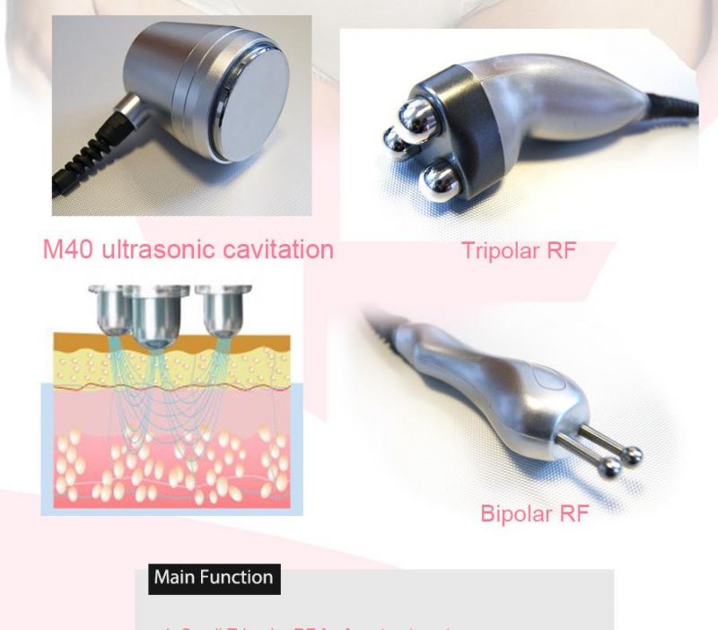 Ru+3 Ultrasonic RF Vacuum Cavitation Machine
