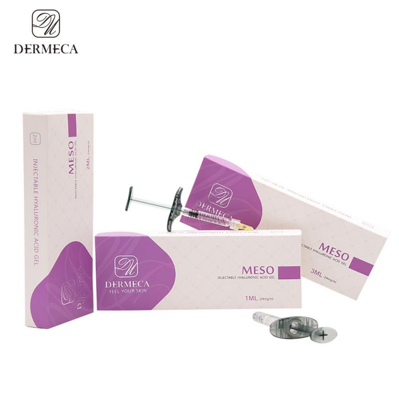 Dermeca Injectable Noncrosslinked Hyaluronic Acid Meso Filler for Face 3ml