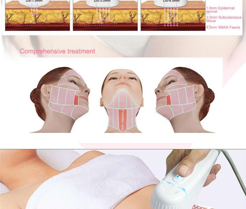 Hifu Untrasonic Beauty Equipment for Skin Tighten and Body Slimming