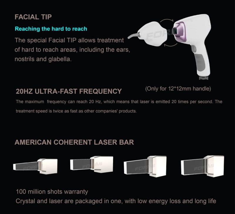 Laser Hair Removal 1600W Diode Laser Hair Removal 3 Wave Machino Laser Alex Laser Bar Diode Machine